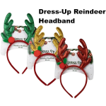 Christmas Dress-Up Reindeer Headband 26cm